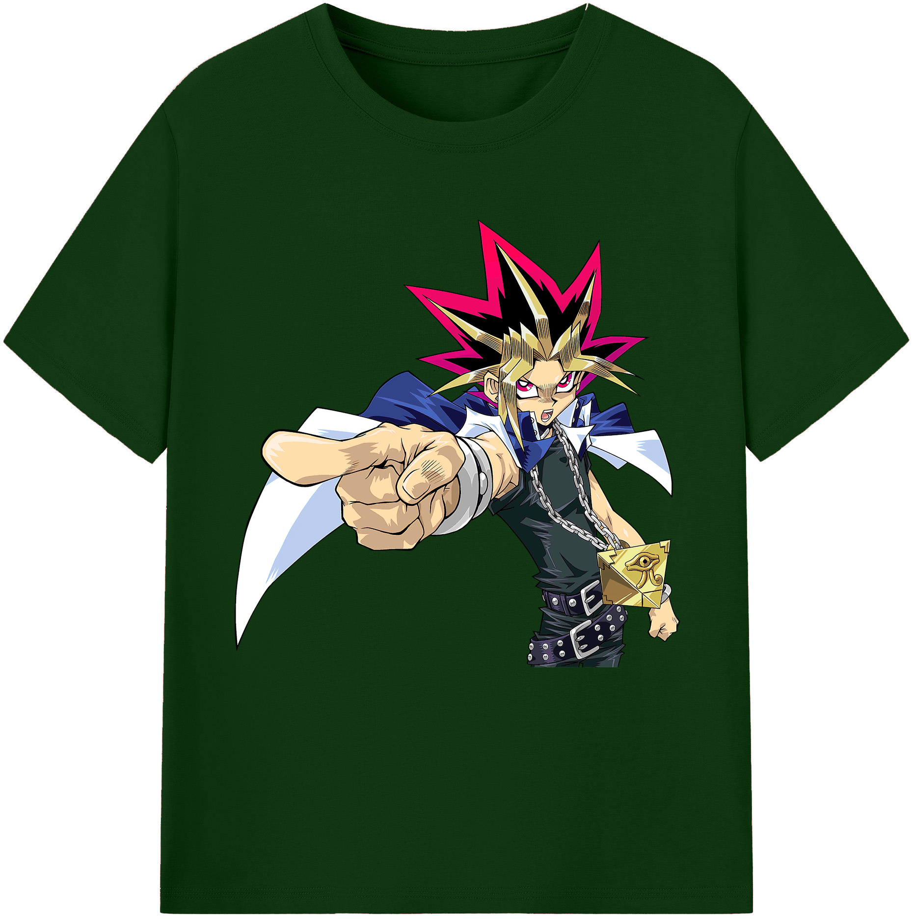 （画像用） 遊☆戯☆王 Yu-Gi-Oh! 綿100％半袖Tシャツ（フロントプリント）